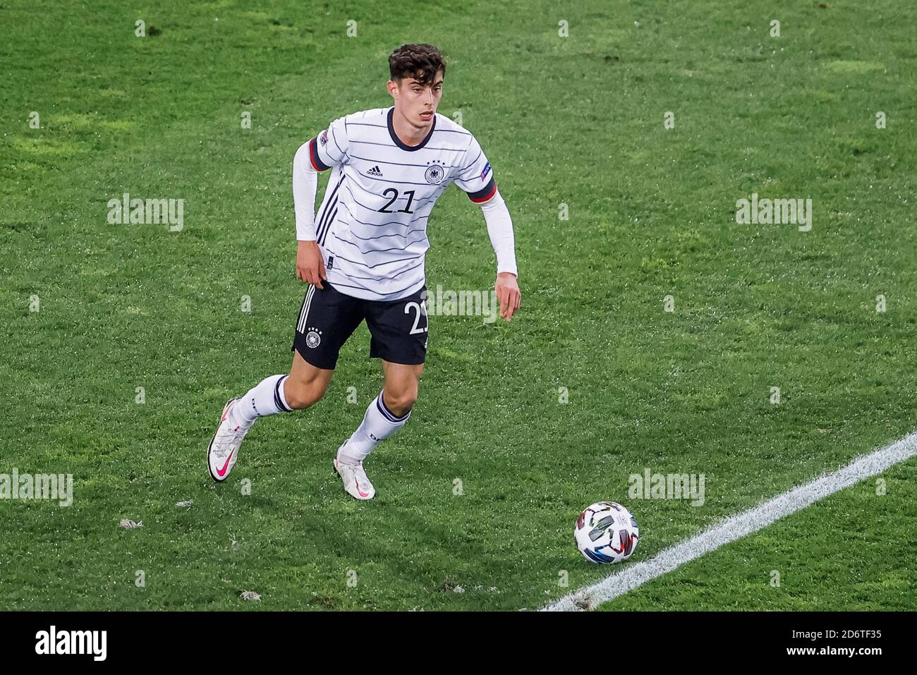 Kai Havertz (Germany) runs with the ball, football Germany vs Suisse