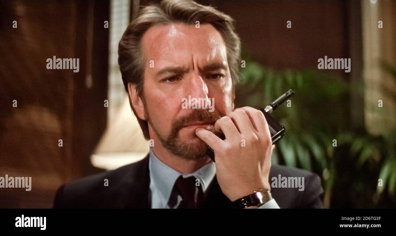 USA. Alan Rickman in a scene from the ©Twentieth Century Fox movie : Die  Hard (1988). Plot: An NYPD officer tries to save his wife and several  others taken hostage by German