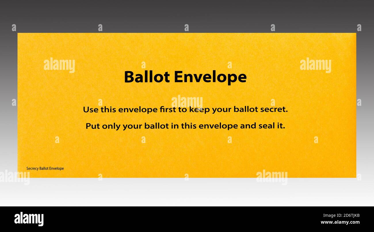 Ballot paper envelope hires stock photography and images Alamy