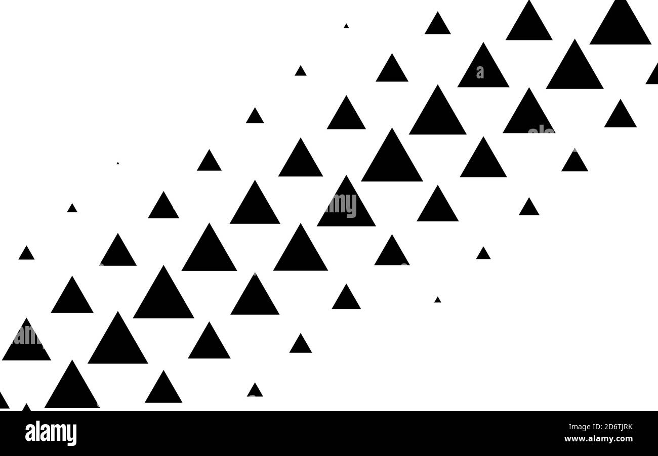 Triangles halftone vector illustration. Triangle geometric background ...