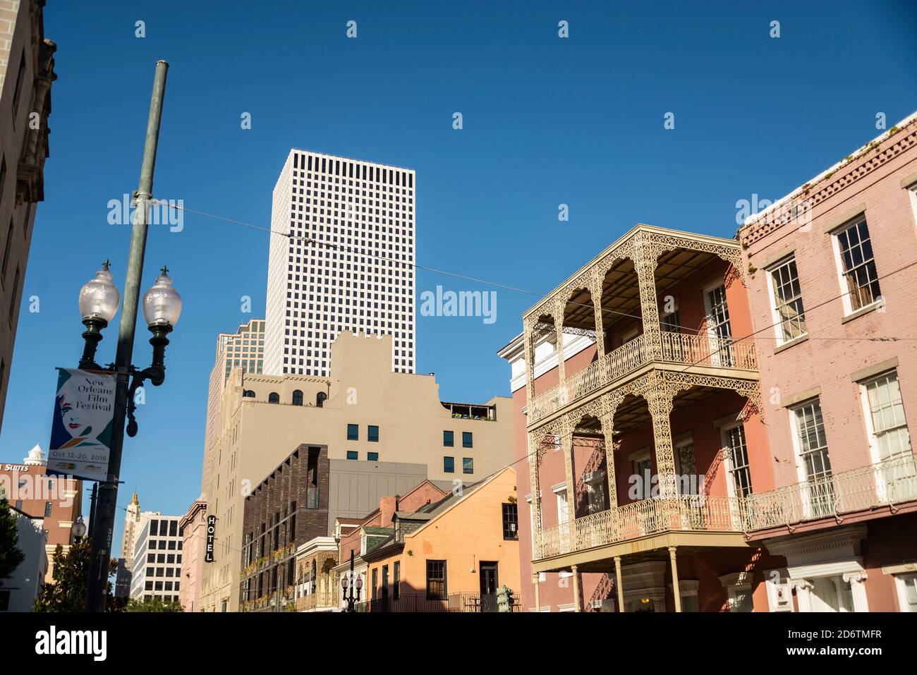 New Orleans residential district Stock Photo
