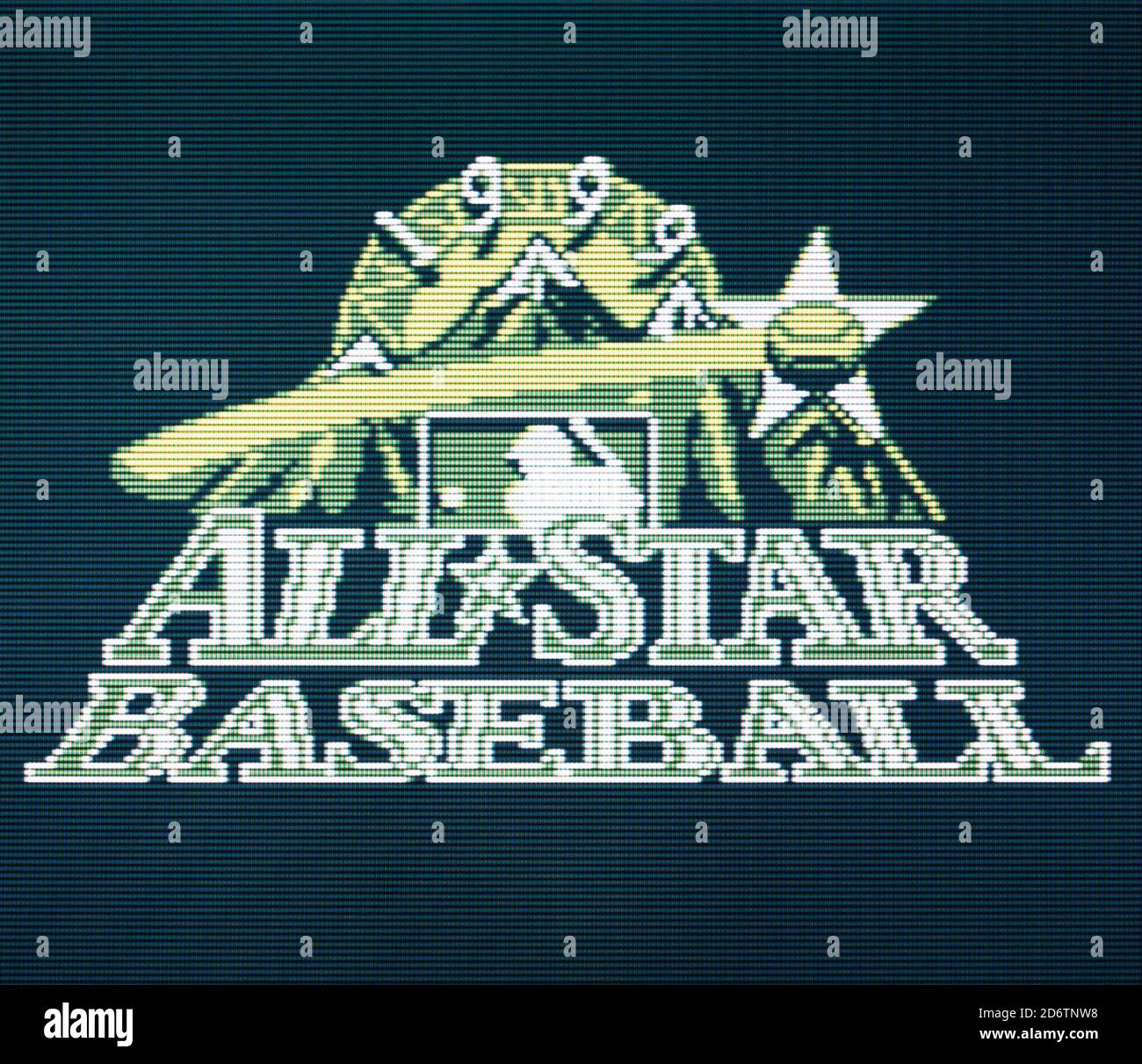 All Star Baseball - Nintendo Gameboy Videogame - Editorial use only Stock Photo