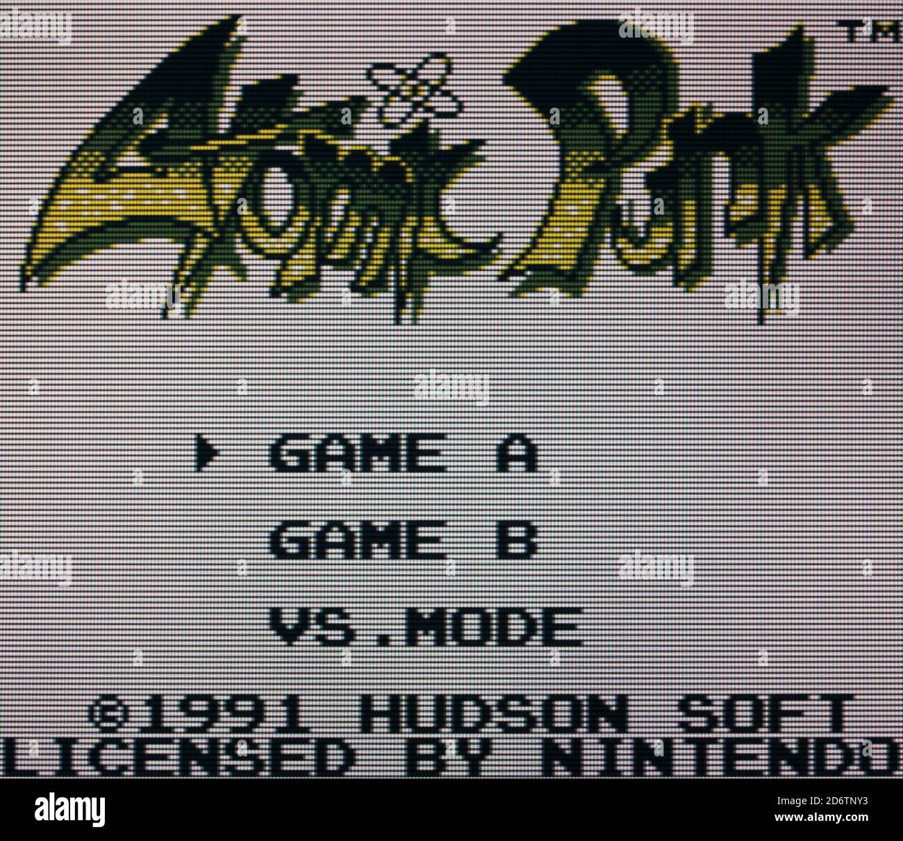 Atomic Punk - Nintendo Gameboy Videogame - Editorial use only Stock Photo