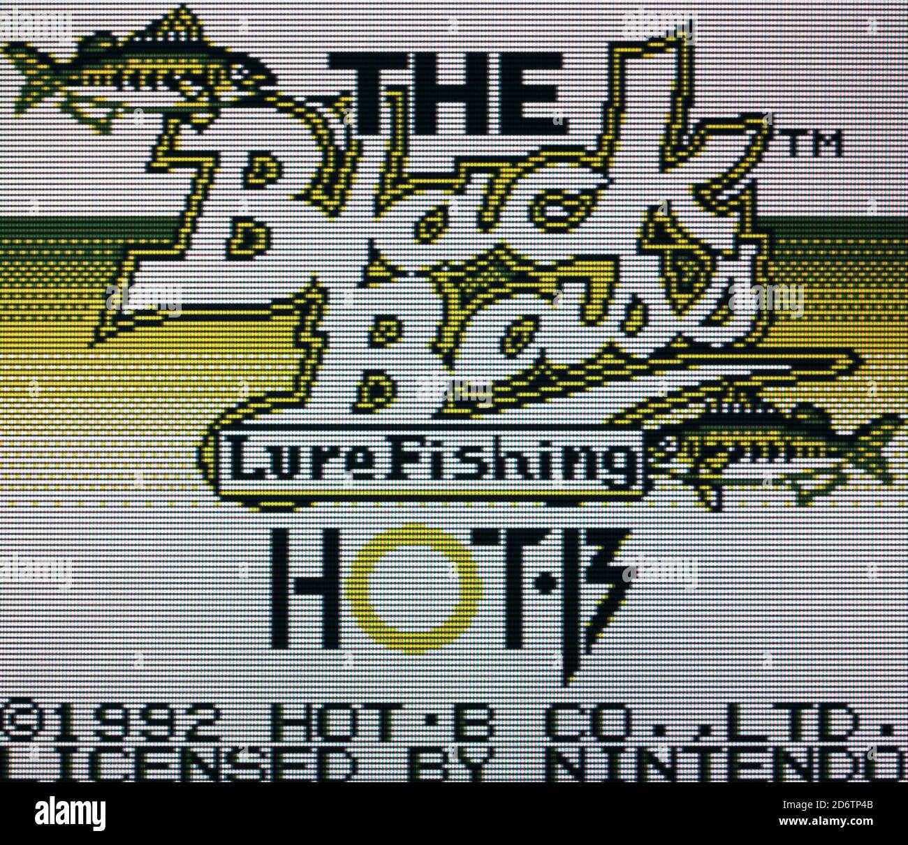 The Black Bass Lure Fishing - Nintendo Gameboy Videogame - Editorial use  only Stock Photo - Alamy