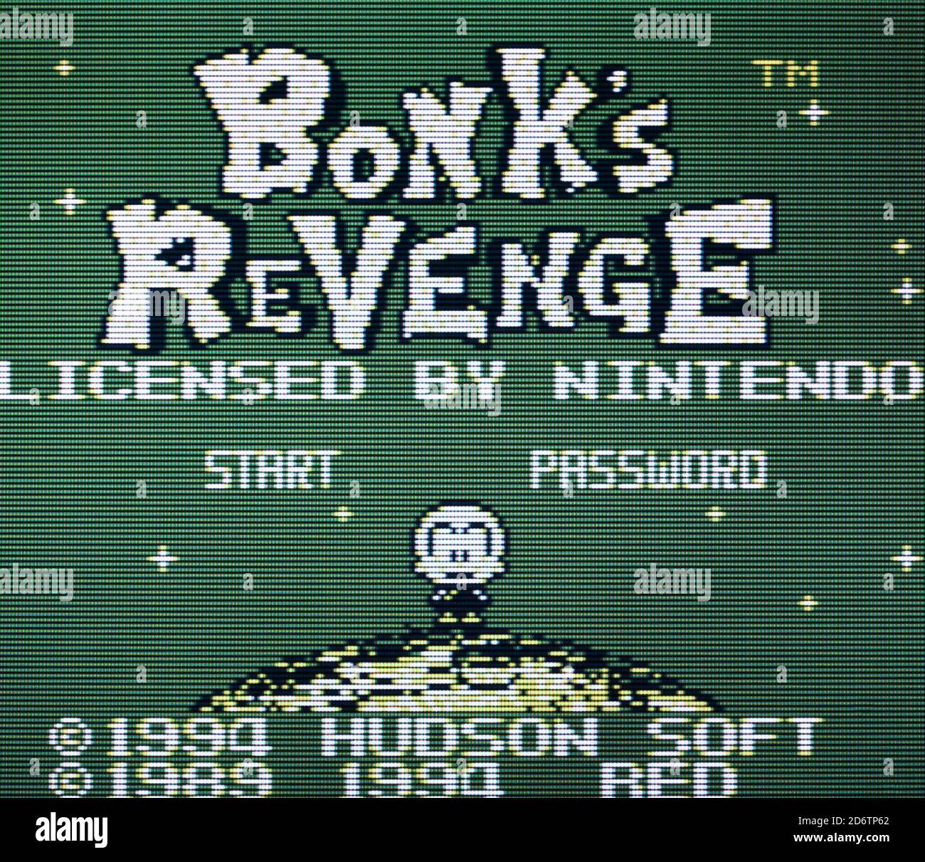 Bonk's Revenge - Nintendo Gameboy Videogame - Editorial use only Stock Photo