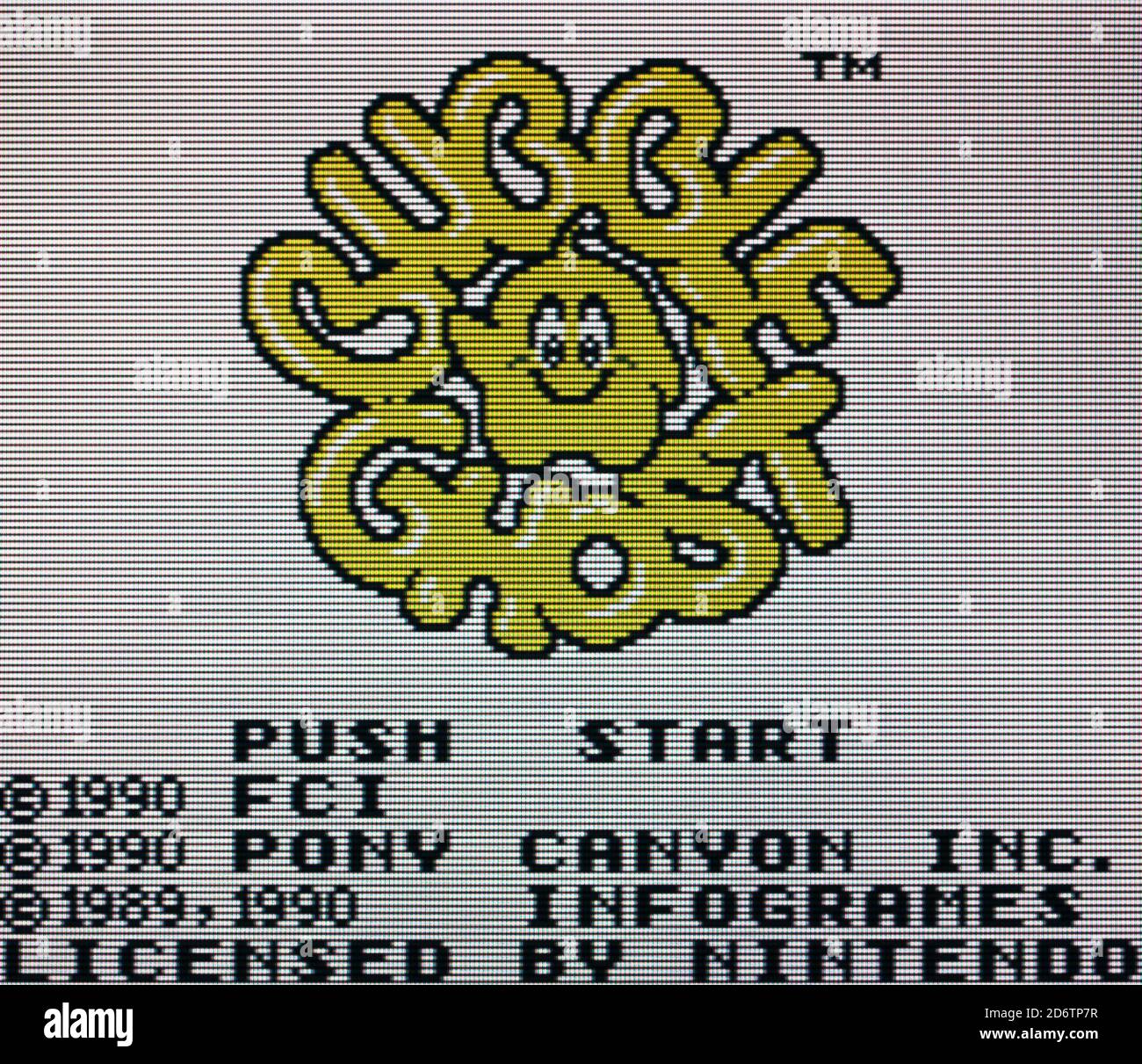 Bubble Ghost Nintendo Gameboy Videogame Editorial use only Stock Photo Alamy