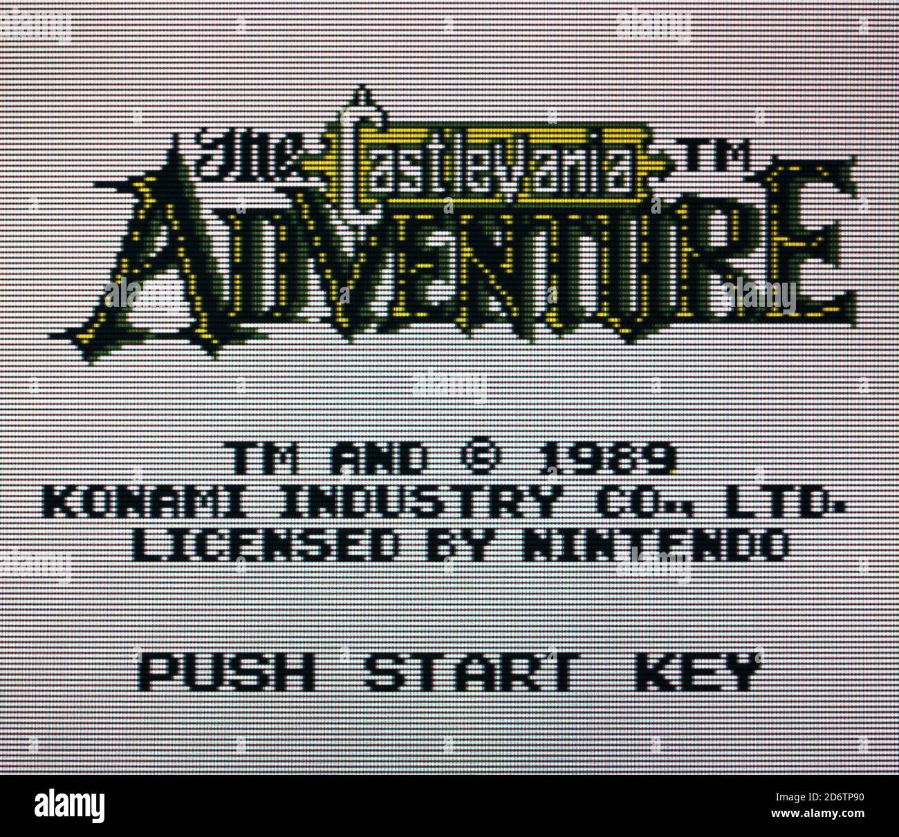 Castlevania Adventure - Nintendo Gameboy Videogame - Editorial use only Stock Photo