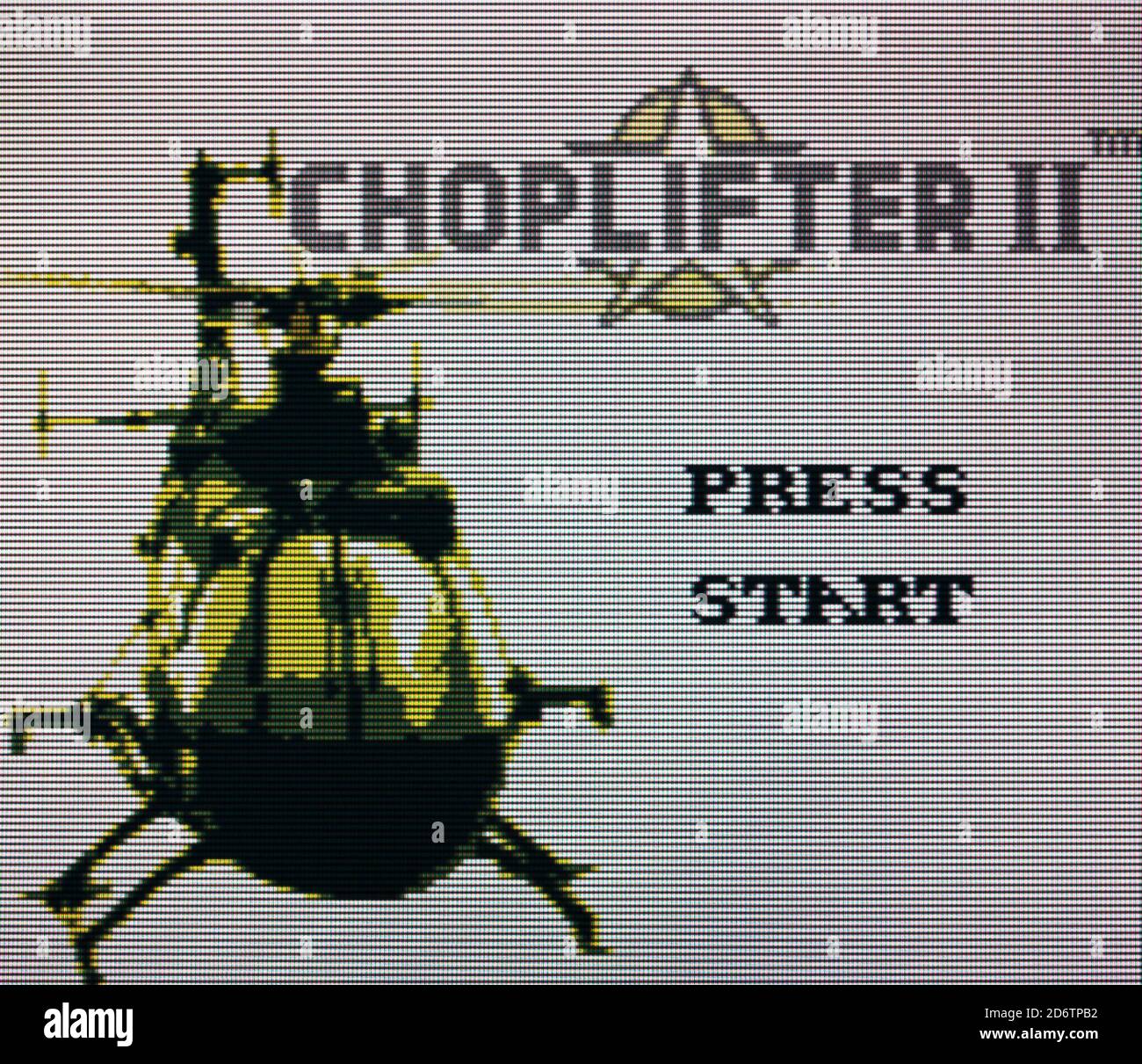 Choplifter 2 - Nintendo Gameboy Videogame - Editorial use only Stock Photo