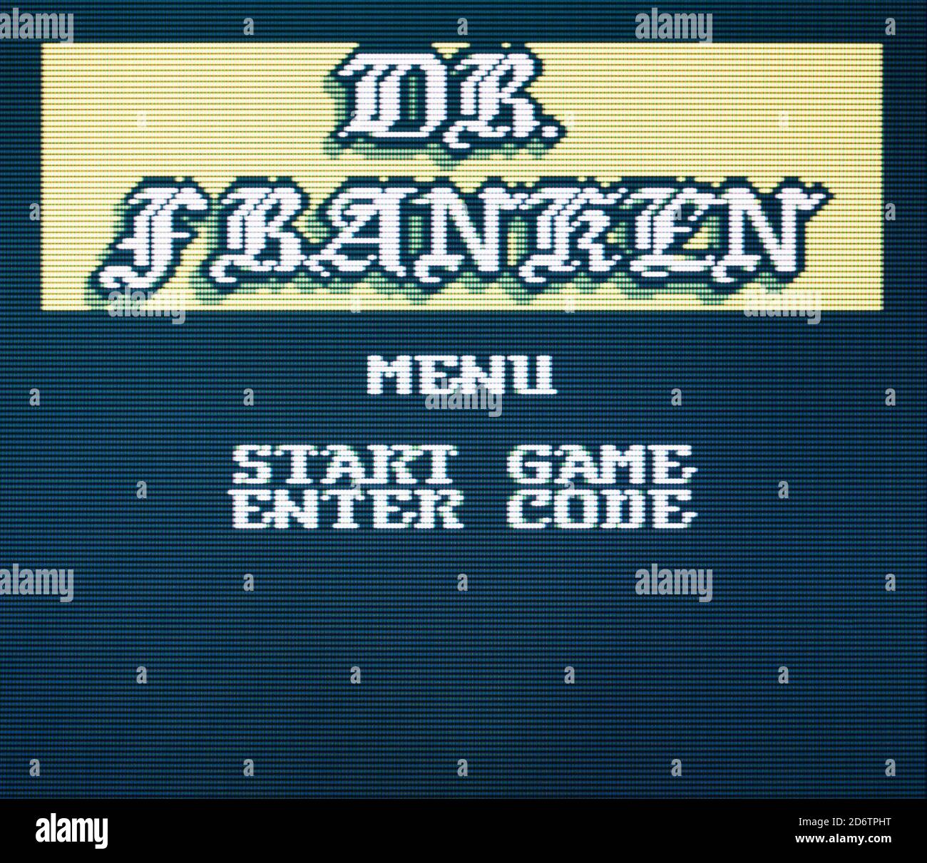 Dr Franken - Nintendo Gameboy Videogame - Editorial use only Stock Photo