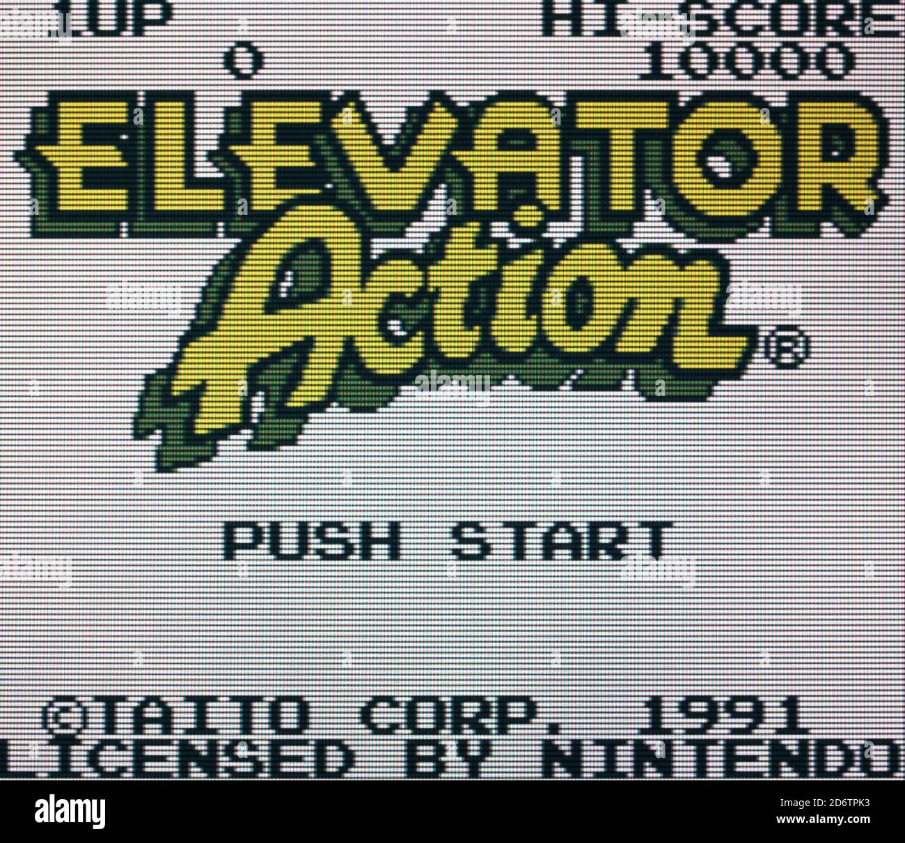 Elevator Action - Nintendo Gameboy Videogame - Editorial use only Stock Photo