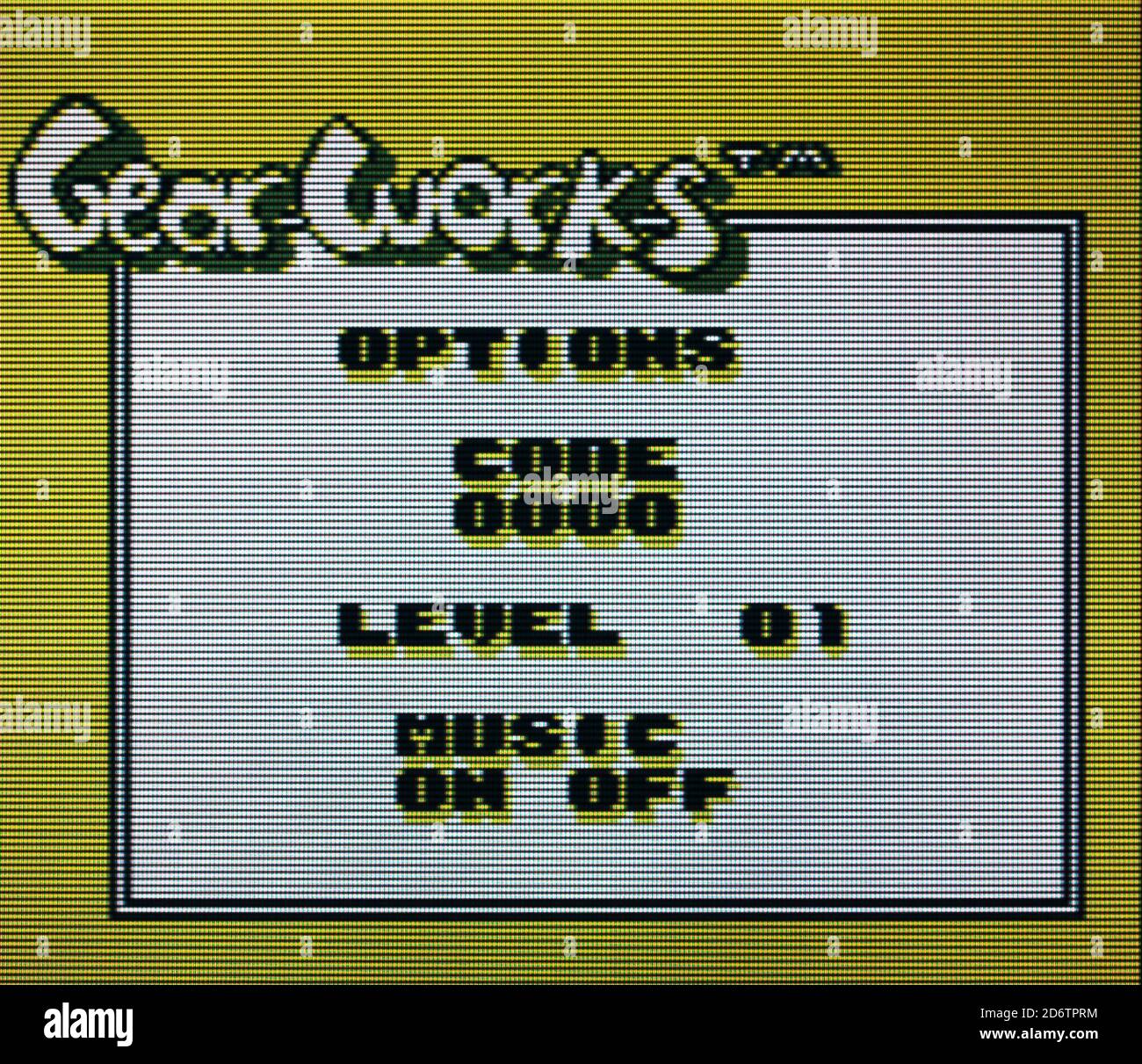 Gear Works Nintendo Gameboy Videogame Editorial use only Stock Photo Alamy