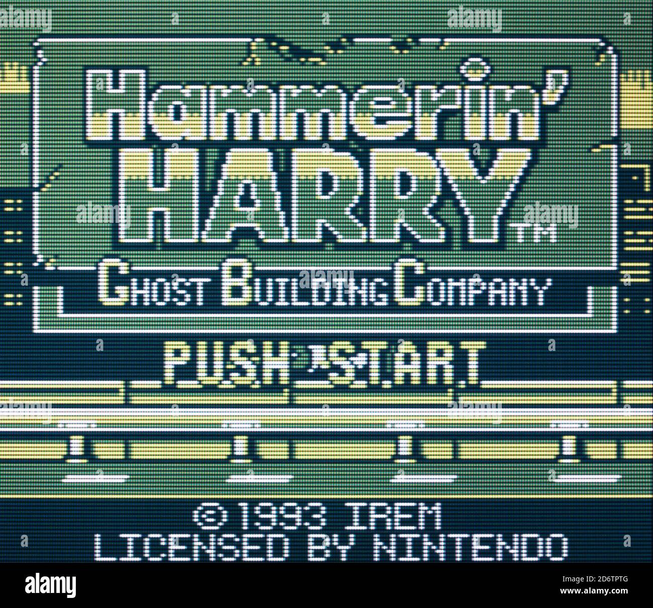 Hammerin' Harry - Nintendo Gameboy Videogame - Editorial use only Stock Photo