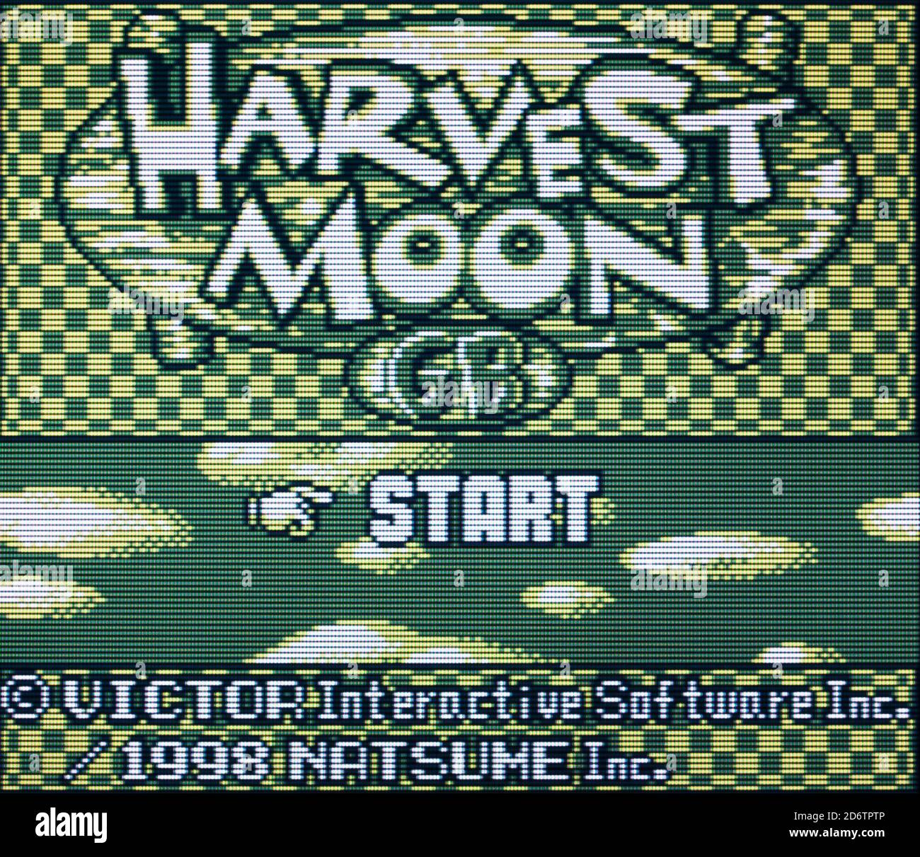 Harvest Moon GB - Nintendo Gameboy Videogame - Editorial use only Stock Photo
