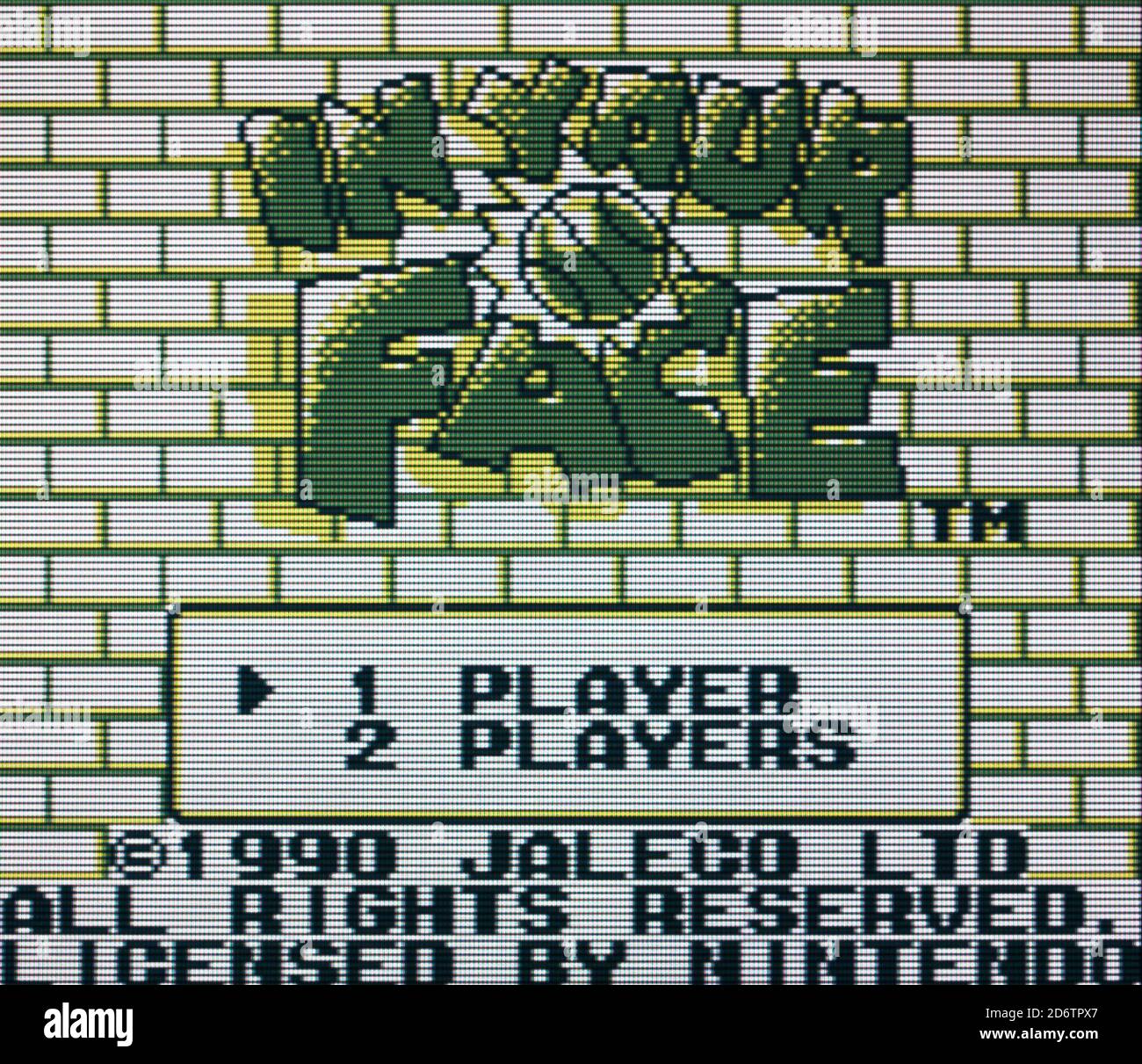 In Your Face - Nintendo Gameboy Videogame - Editorial use only Stock Photo