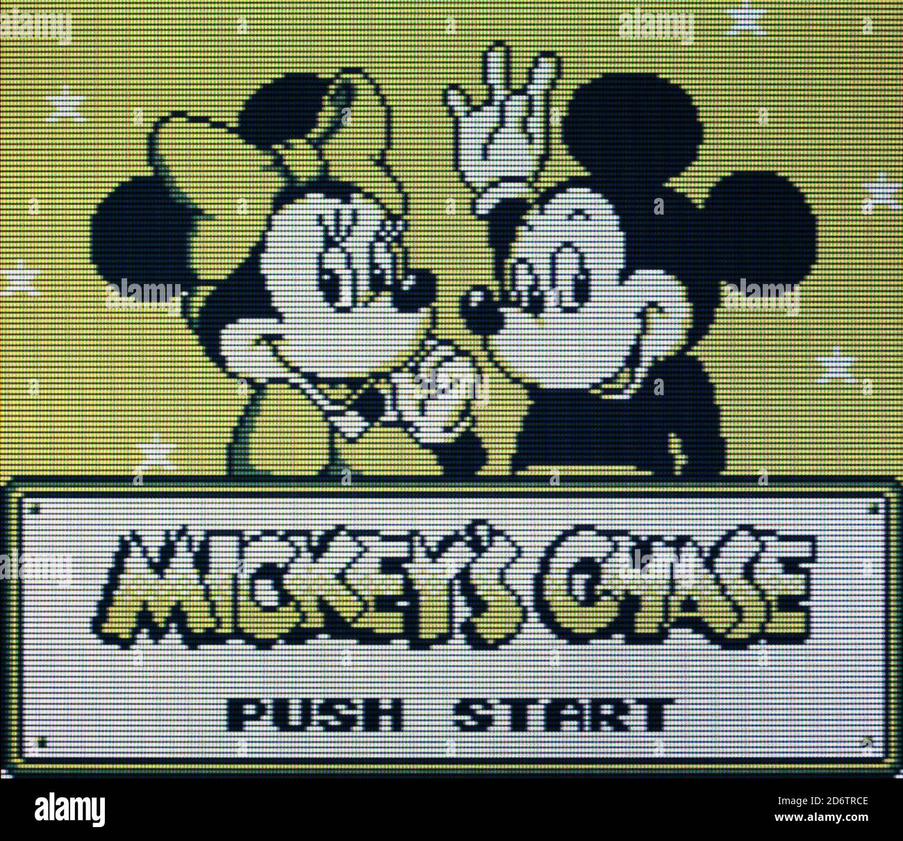 Mickey's Chase - Nintendo Gameboy Videogame - Editorial use only Stock Photo