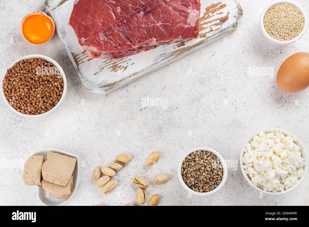 Food rich of amino acids Stock Photo Alamy