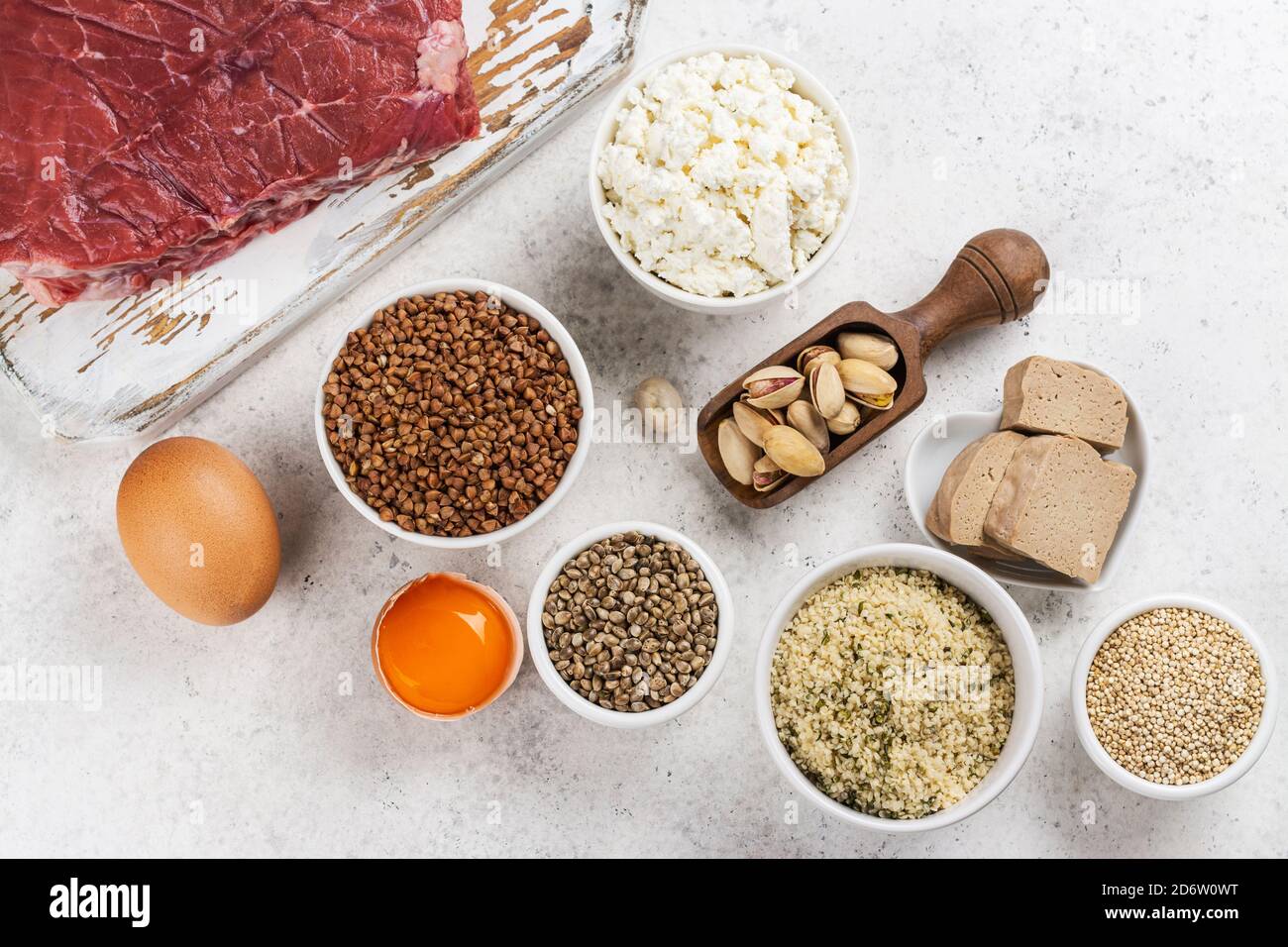 Food rich of amino acids Stock Photo Alamy