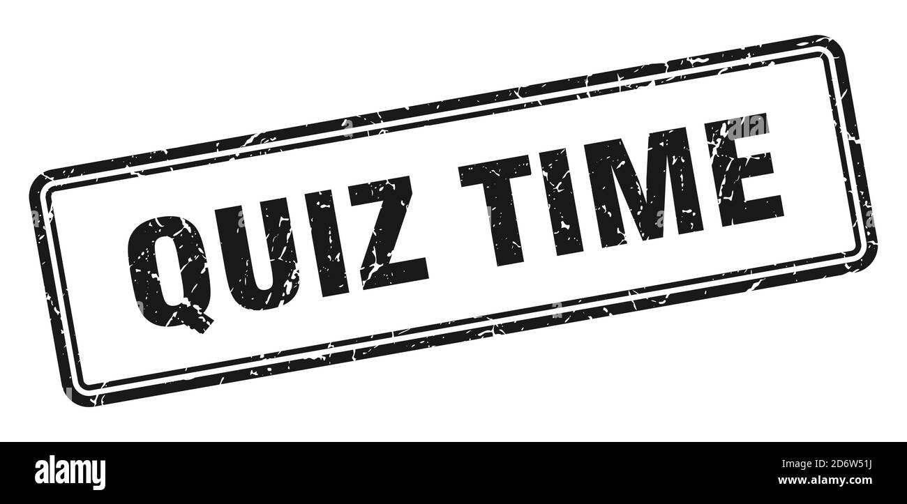 quiz time ribbon. quiz time isolated band sign. quiz time banner