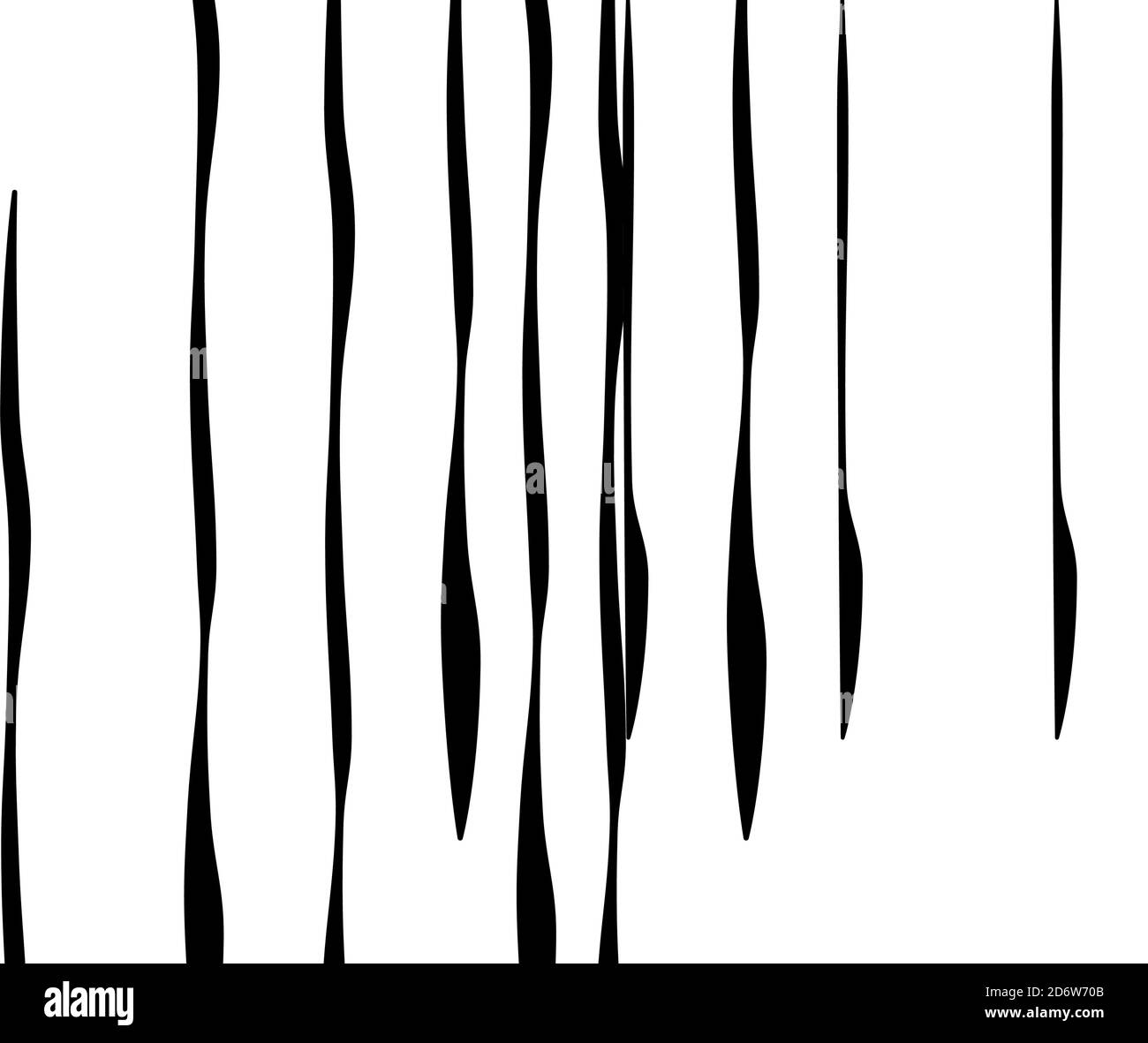 Melting, smudge paint effect vector illustration. Paint lines, paint