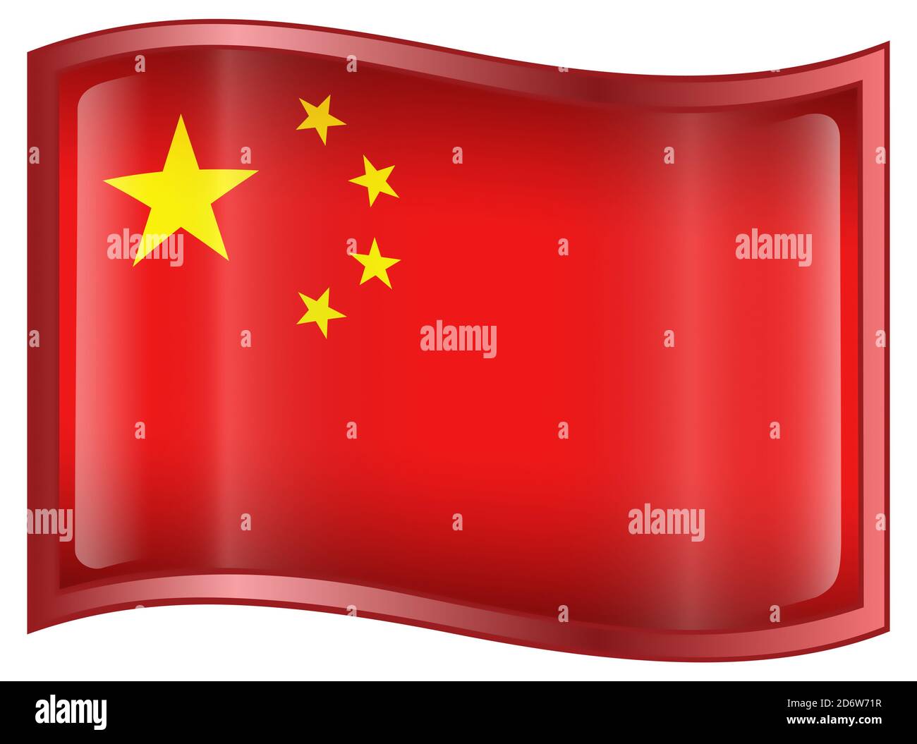 Flag of great china Cut Out Stock Images & Pictures Alamy