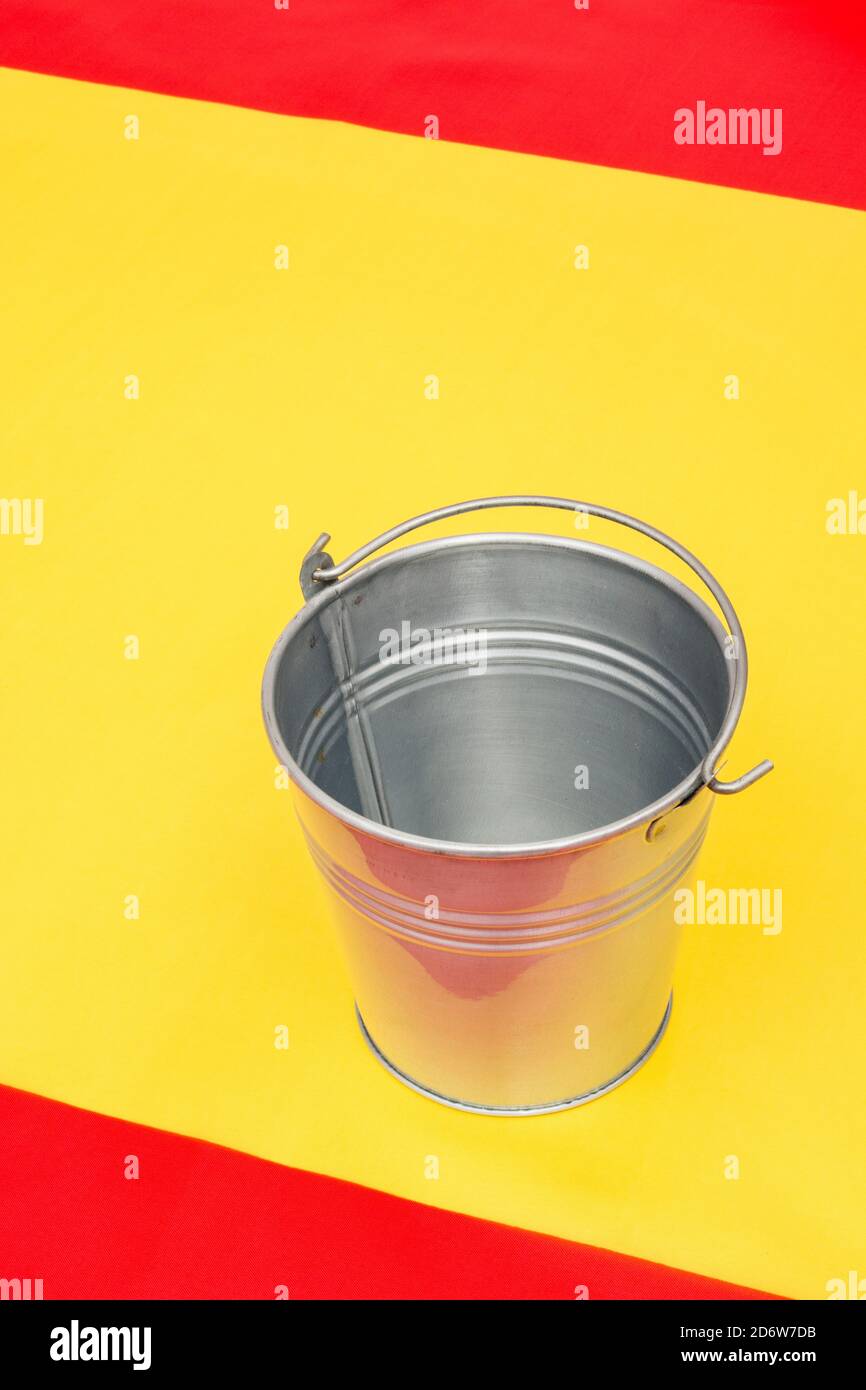 Empty bucket spanish flag hires stock photography and images Alamy
