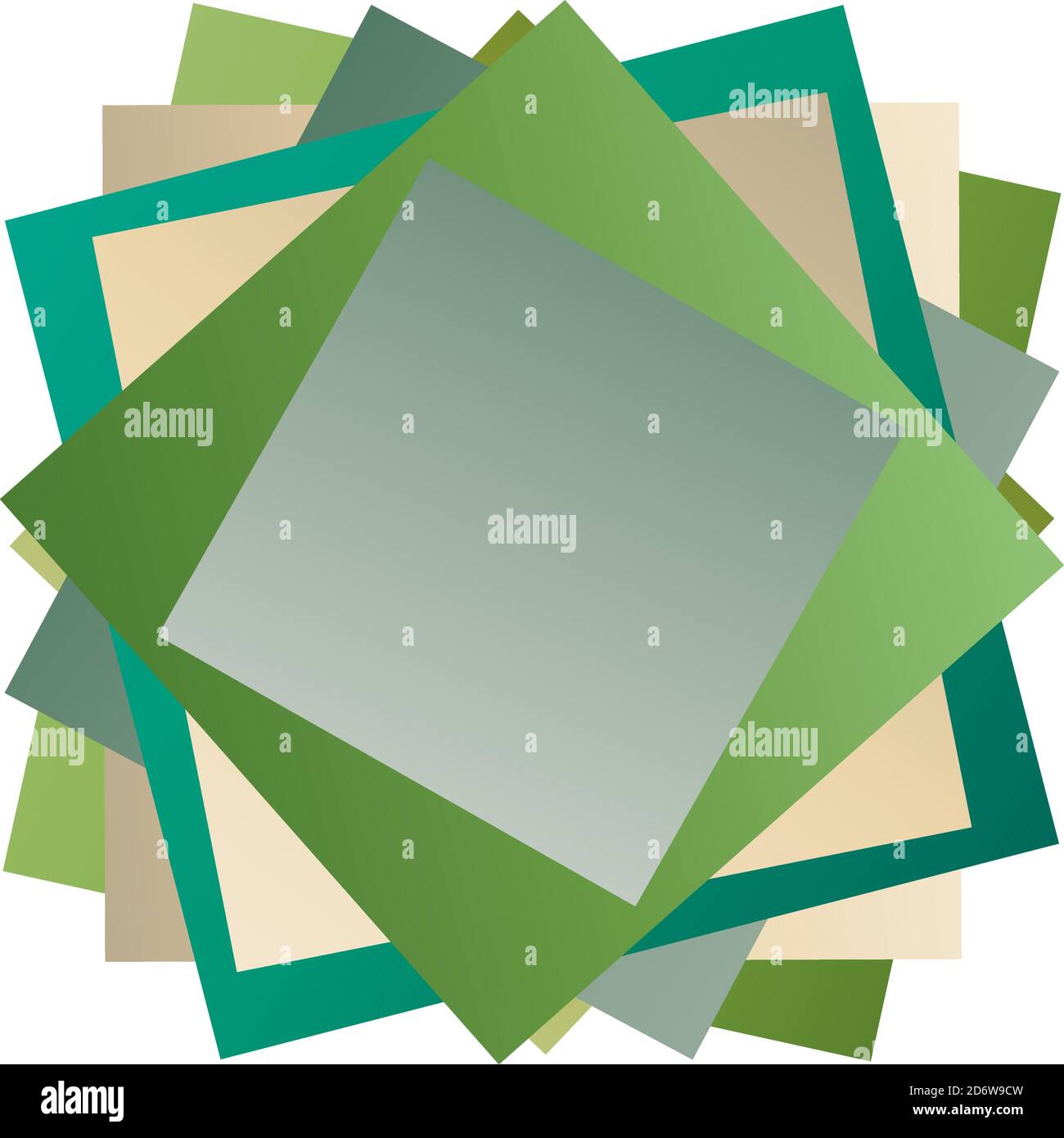 Random rotated overlapping chaotic Squares vector illustration ...