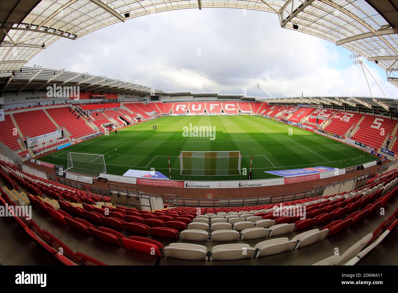 The New York Stadium, home of Rotherham United Stock Photo Alamy