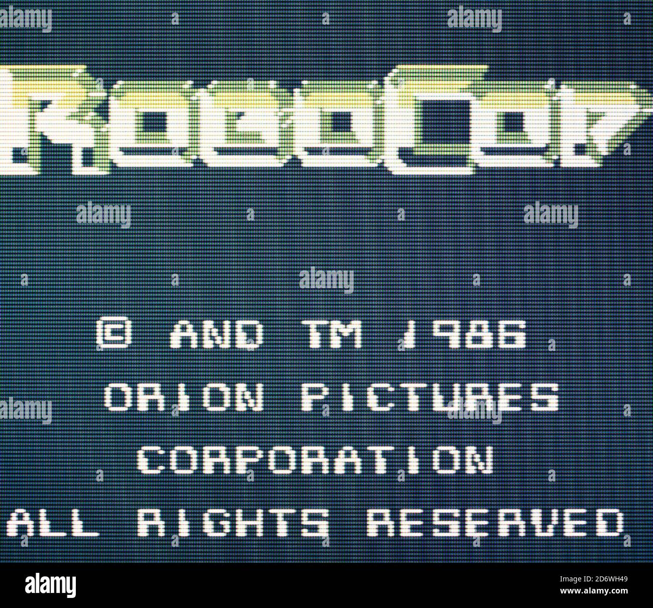 Robocop - Nintendo Gameboy Videogame - Editorial use only Stock Photo