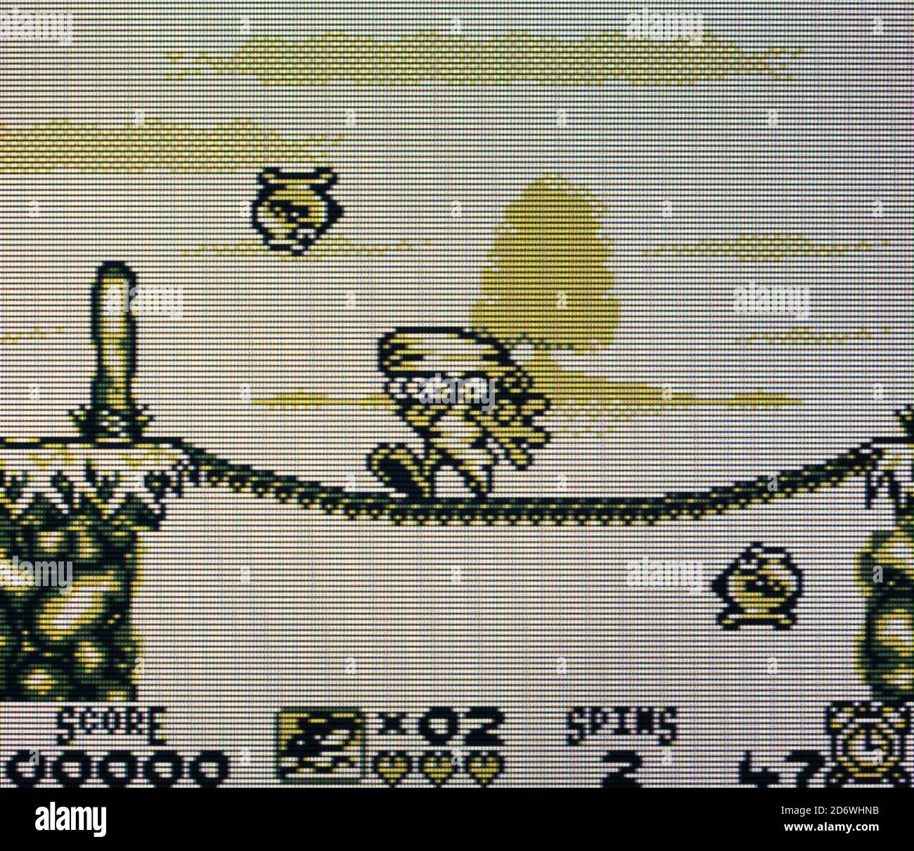 Taz Mania Nintendo Gameboy Videogame Editorial use only Stock Photo