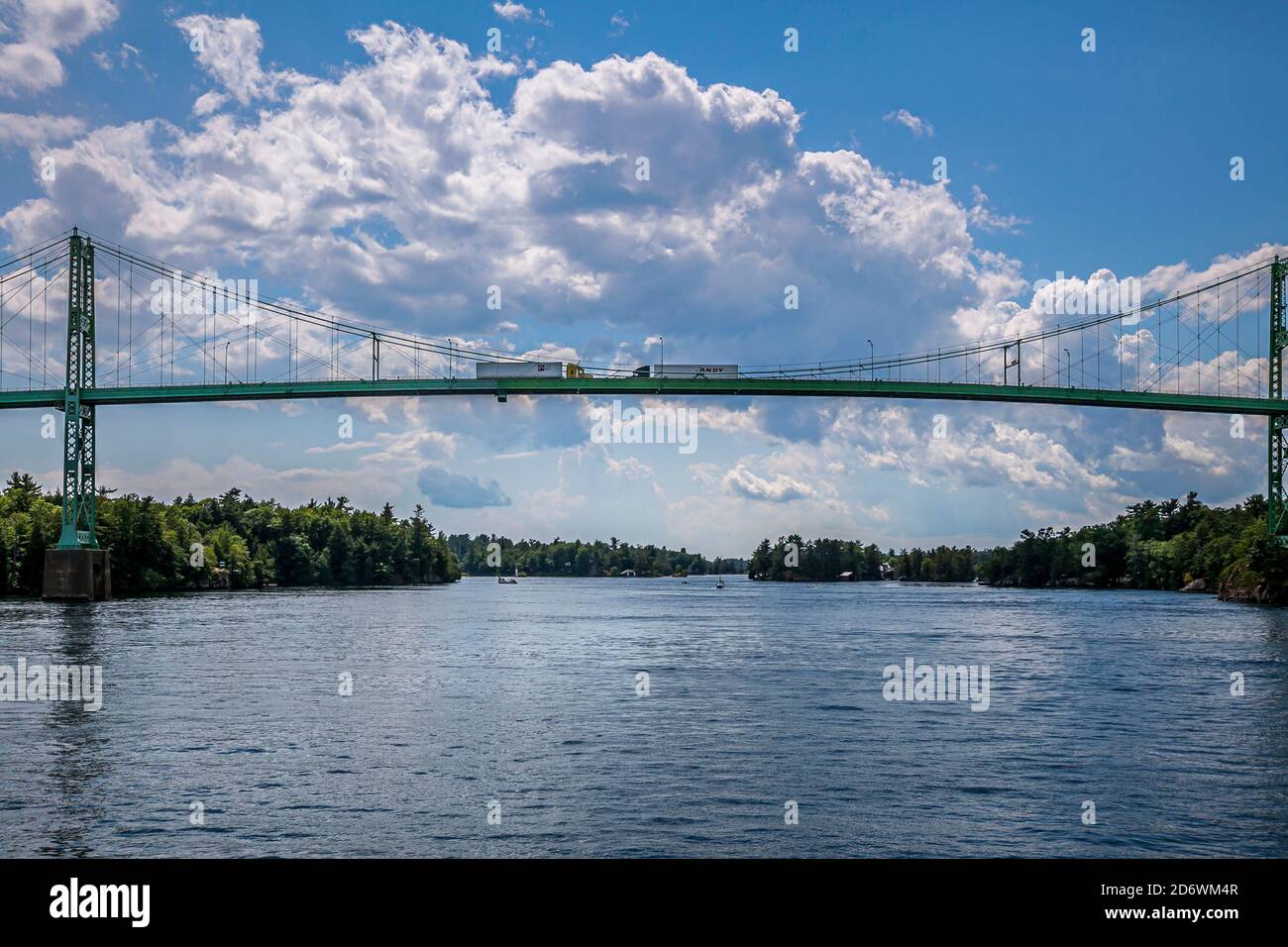 Us canada border trucks hi-res stock photography and images - Alamy