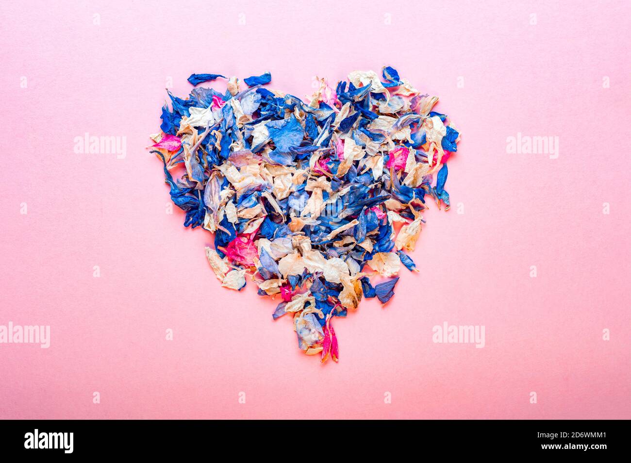 Biodegradable confetti from real dried flowers Stock Photo Alamy