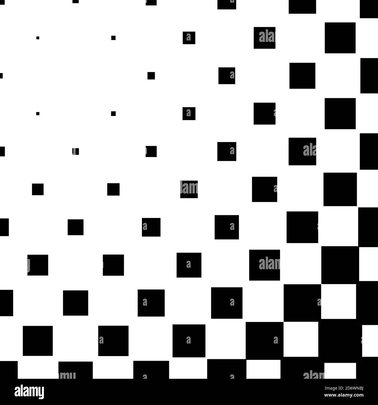 Squares halftone geometric background pattern and texture vector ...