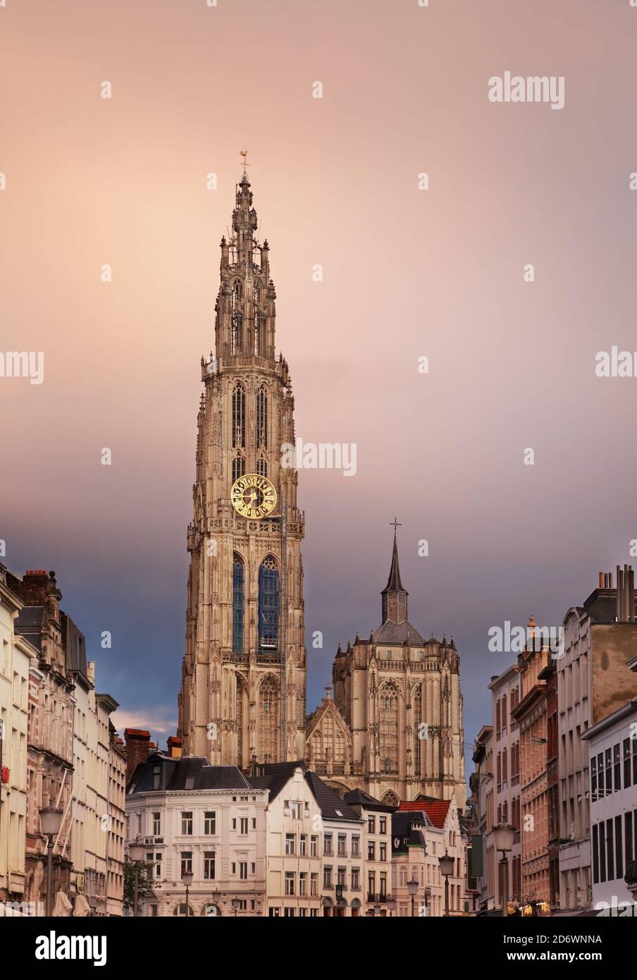 Cathedral of Our Lady in Antwerp. Belgium Stock Photo Alamy