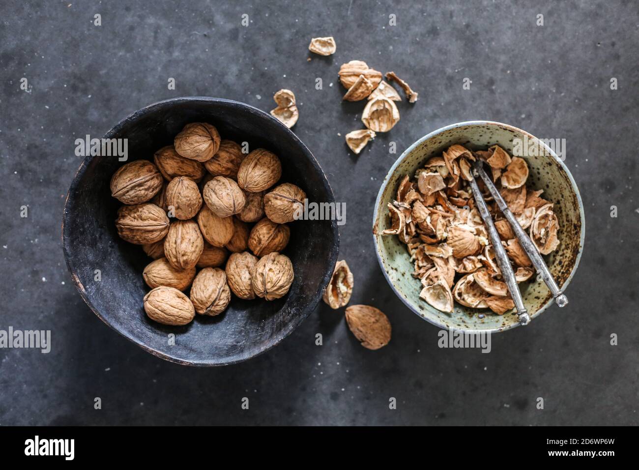 Walnuts. Stock Photo