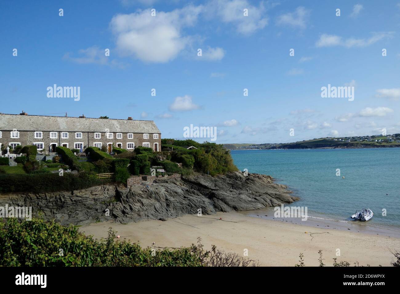 Hawkers Cove, North Cornwall, England, UK in September Stock Photo