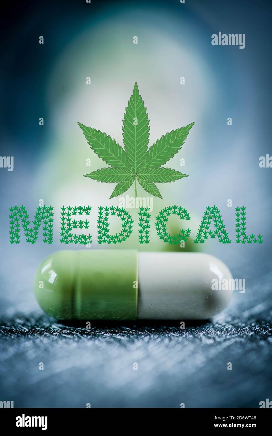 Medical cannabis. Stock Photo