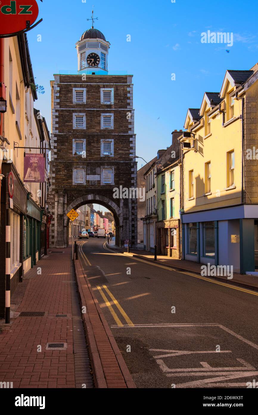 Youghal,Main Street,Co.Cork,Ireland Stock Photo