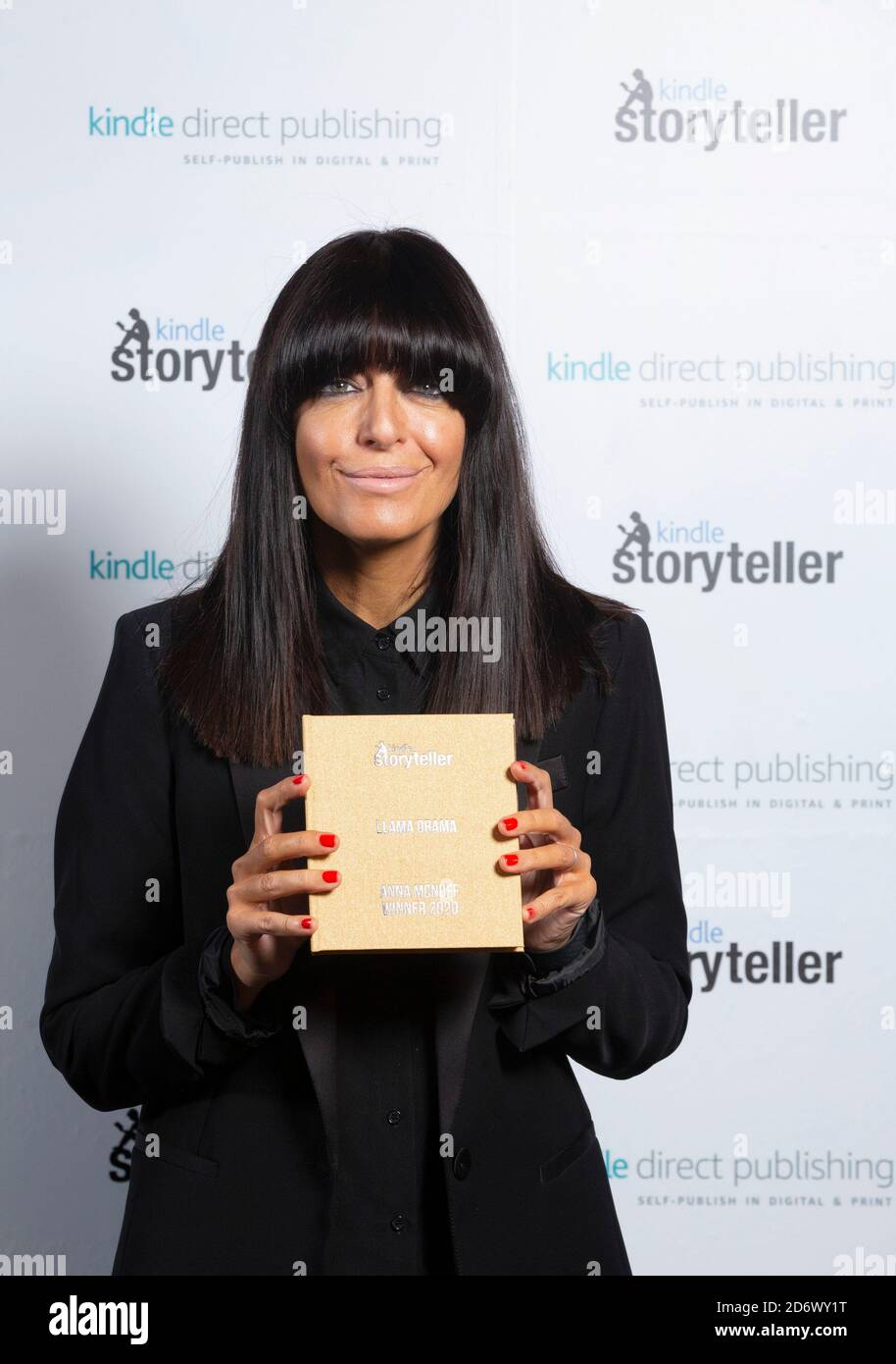 EDITORIAL USE ONLY Claudia Winkleman Presents The Kindle Storyteller Awards Via Video Link