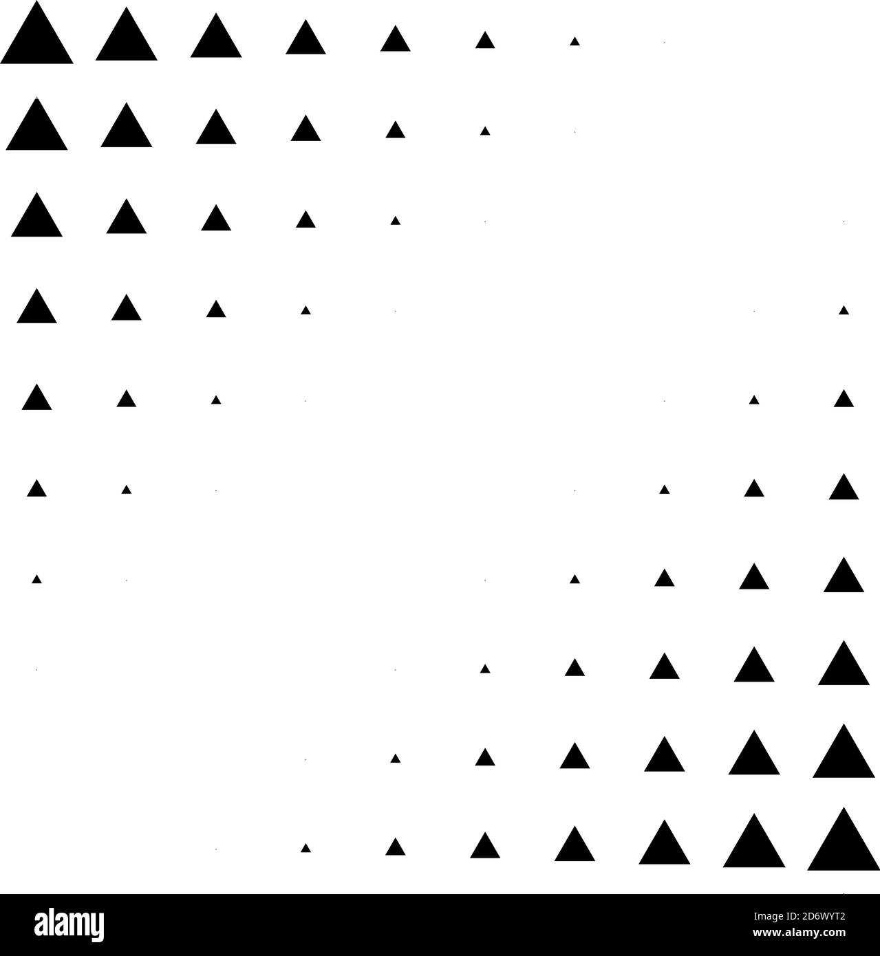 Triangles halftone vector illustration. Triangle geometric background ...