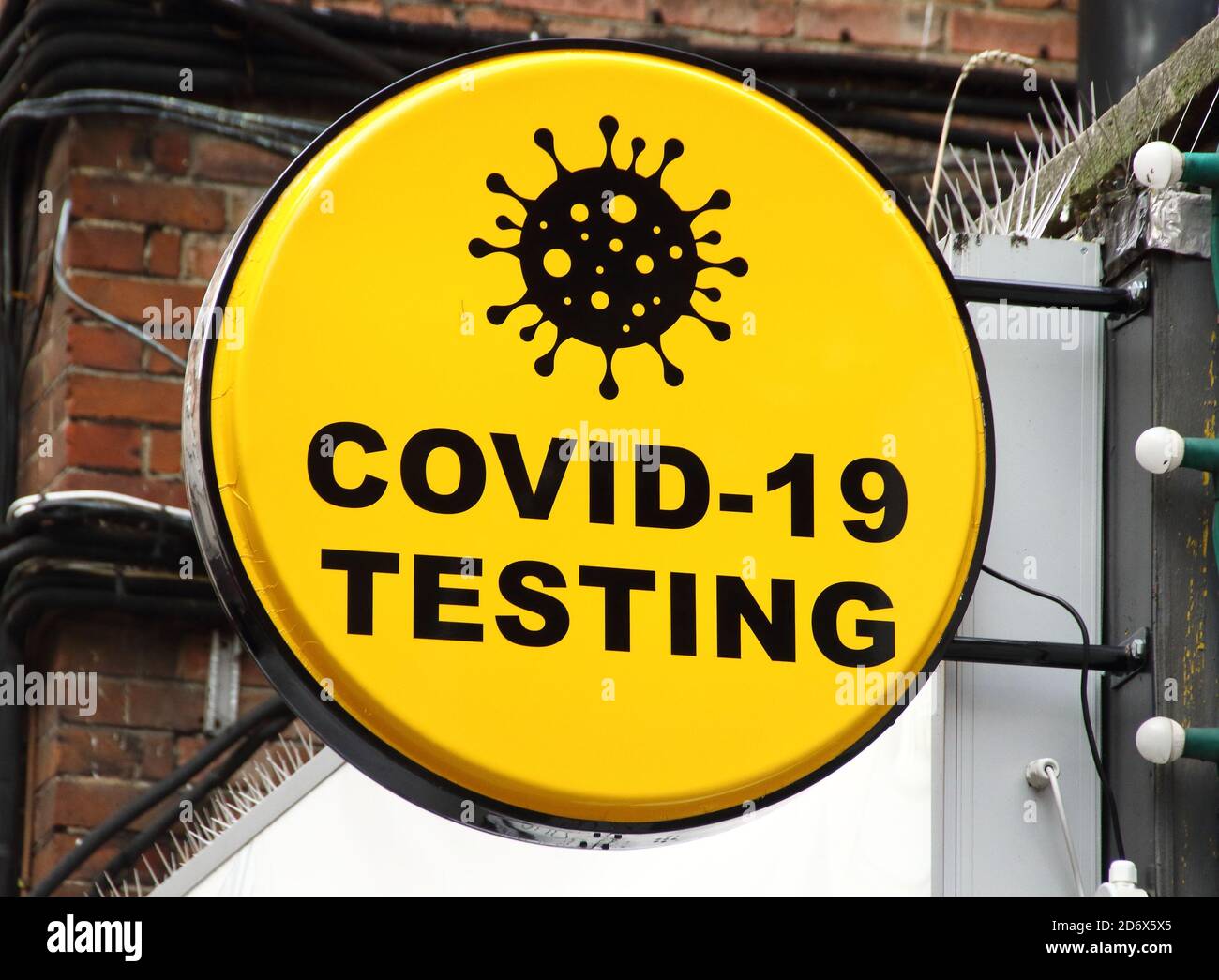 London.UK. Covid19 testing at the Claret Diagnostics private health testing facility in