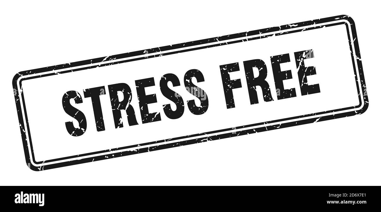 Stress Free 6-Slat Sign main image 1