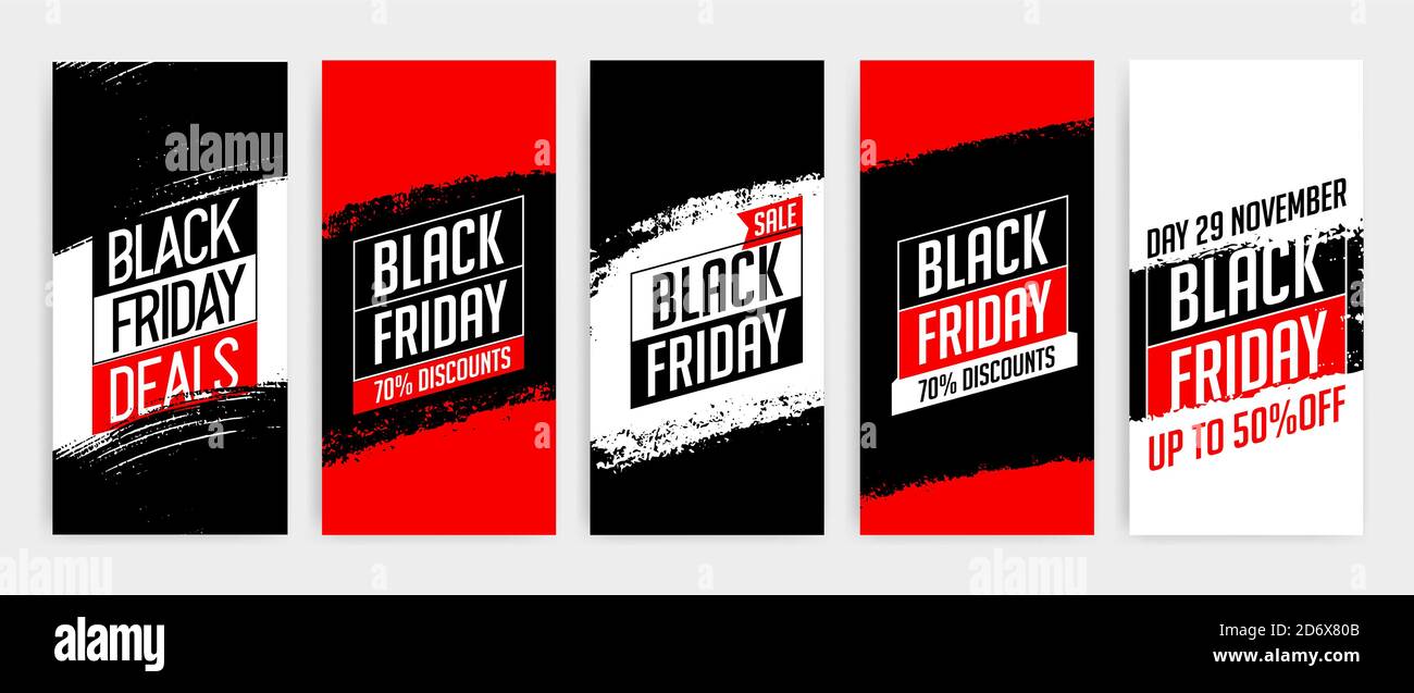 Banner templates for black friday. Promotion banner offer sale
