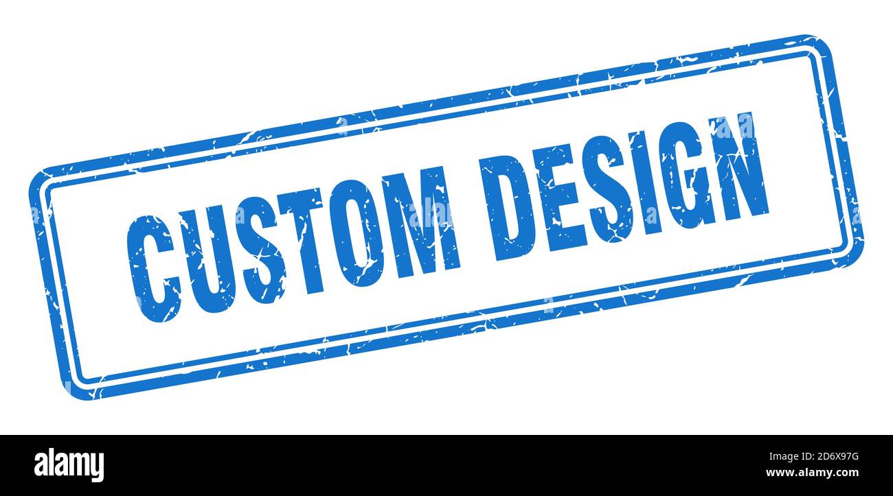 custom design stamp. square grunge sign isolated on white background ...
