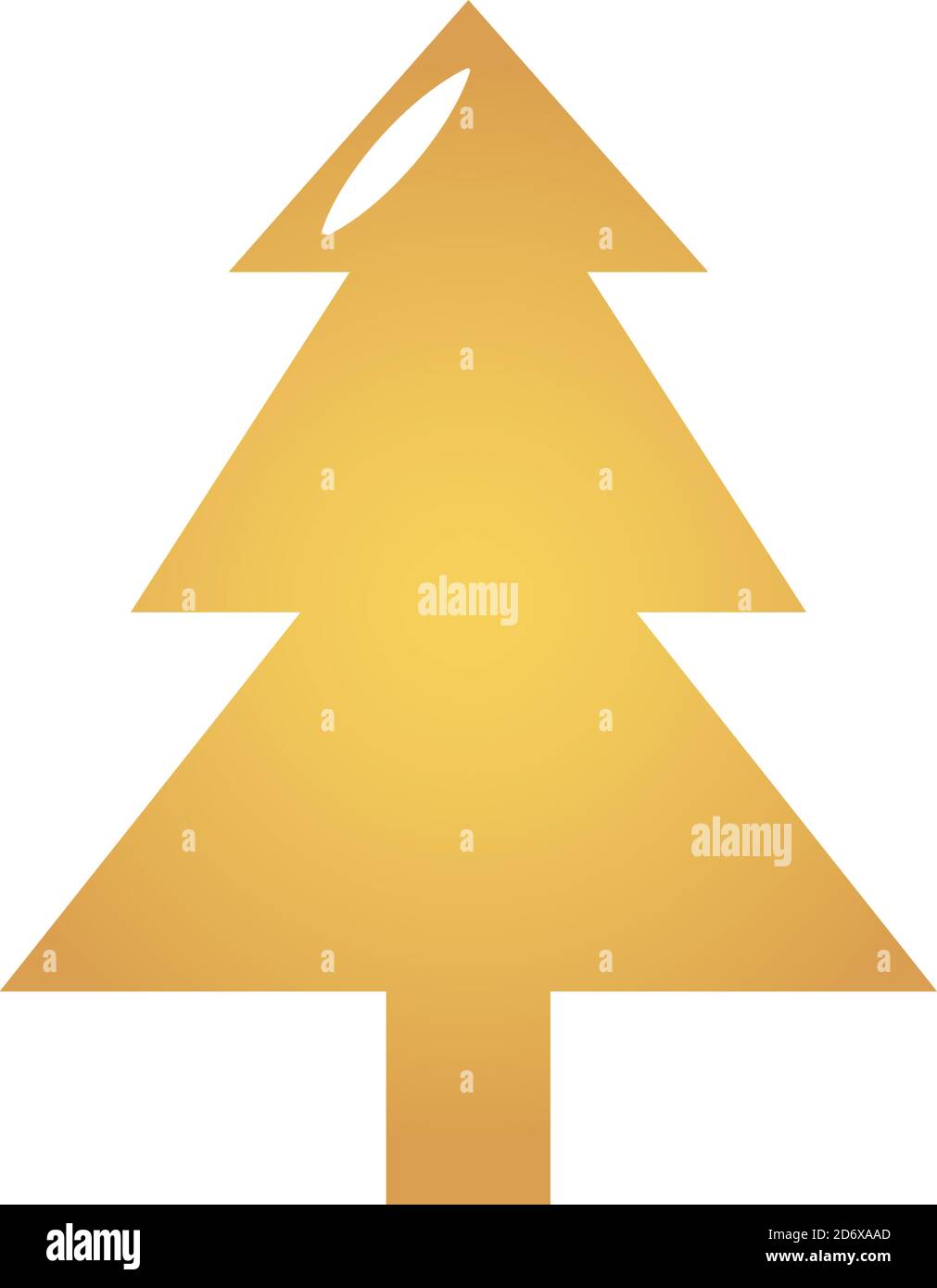 pine tree icon over white background, flat style, vector illustration ...