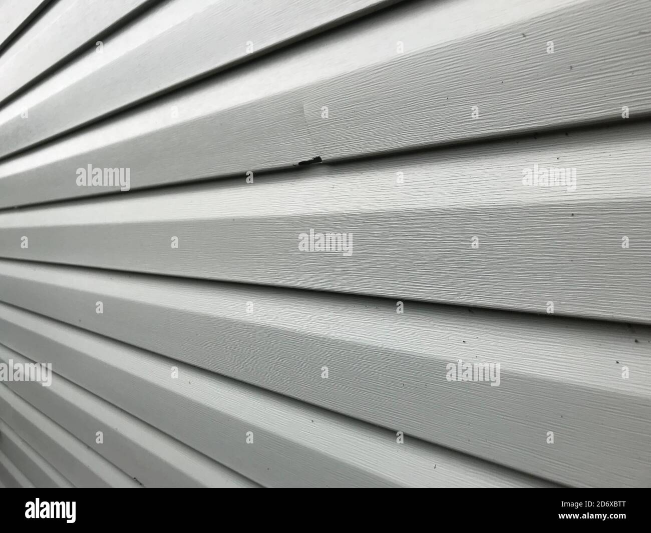 Exterior Vinyl Siding Damaged By Hail, Wind, Hailstorm Stock Photo Alamy