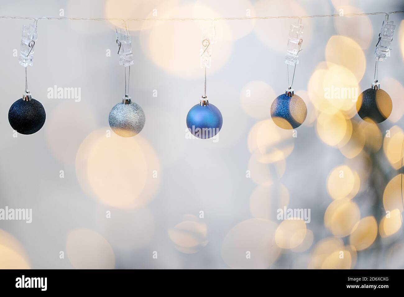 Colorful christmas baubles hi-res stock photography and images - Alamy