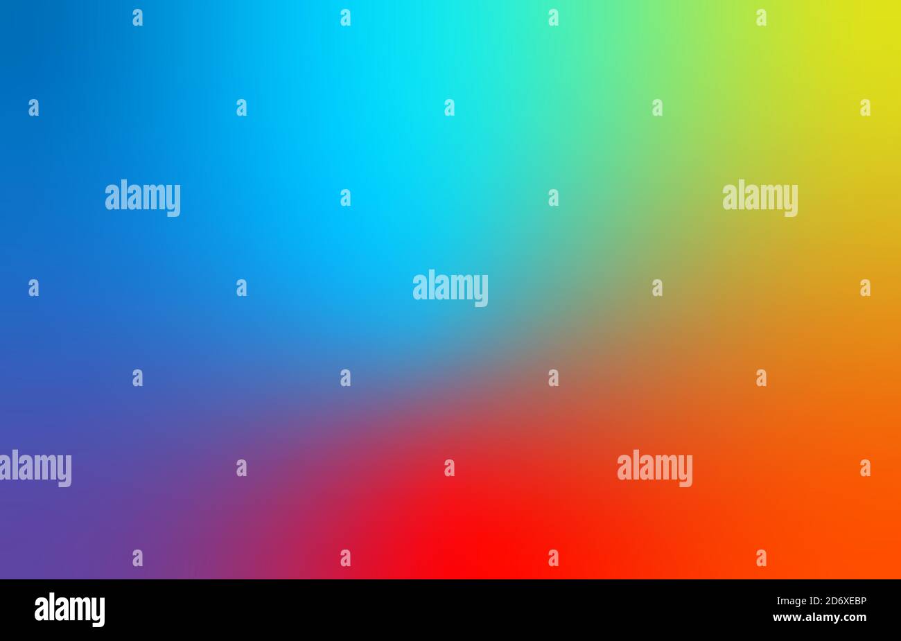 Abstract blue, red, and yellow blur color gradient background for web, presentations and prints. Vector illustration Stock Vector