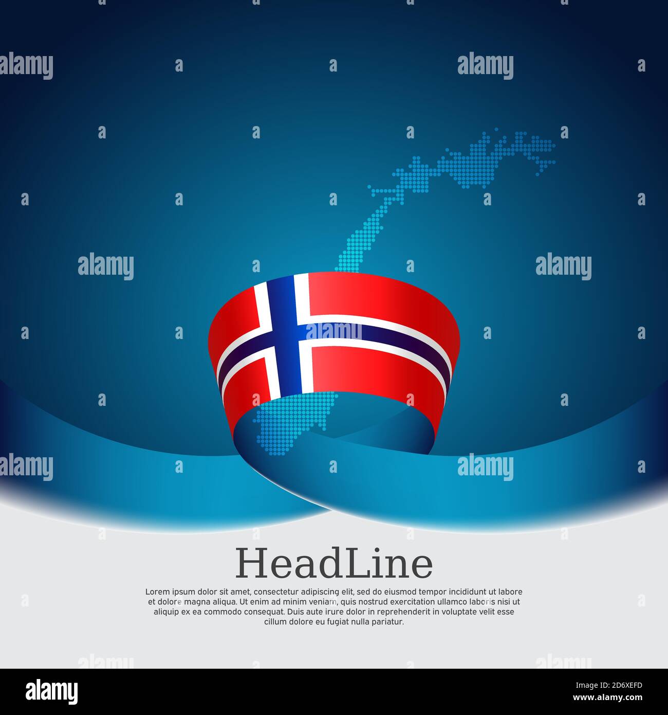 Background with flag of norway. National norwegian poster. Flag of ...