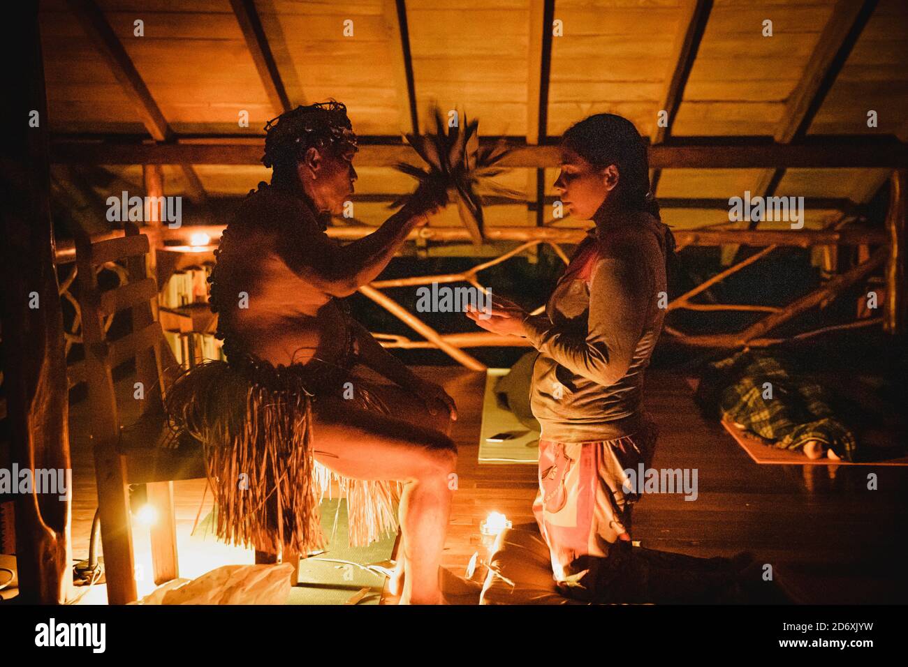 Ayahusca retreat, Ecuador Stock Photo