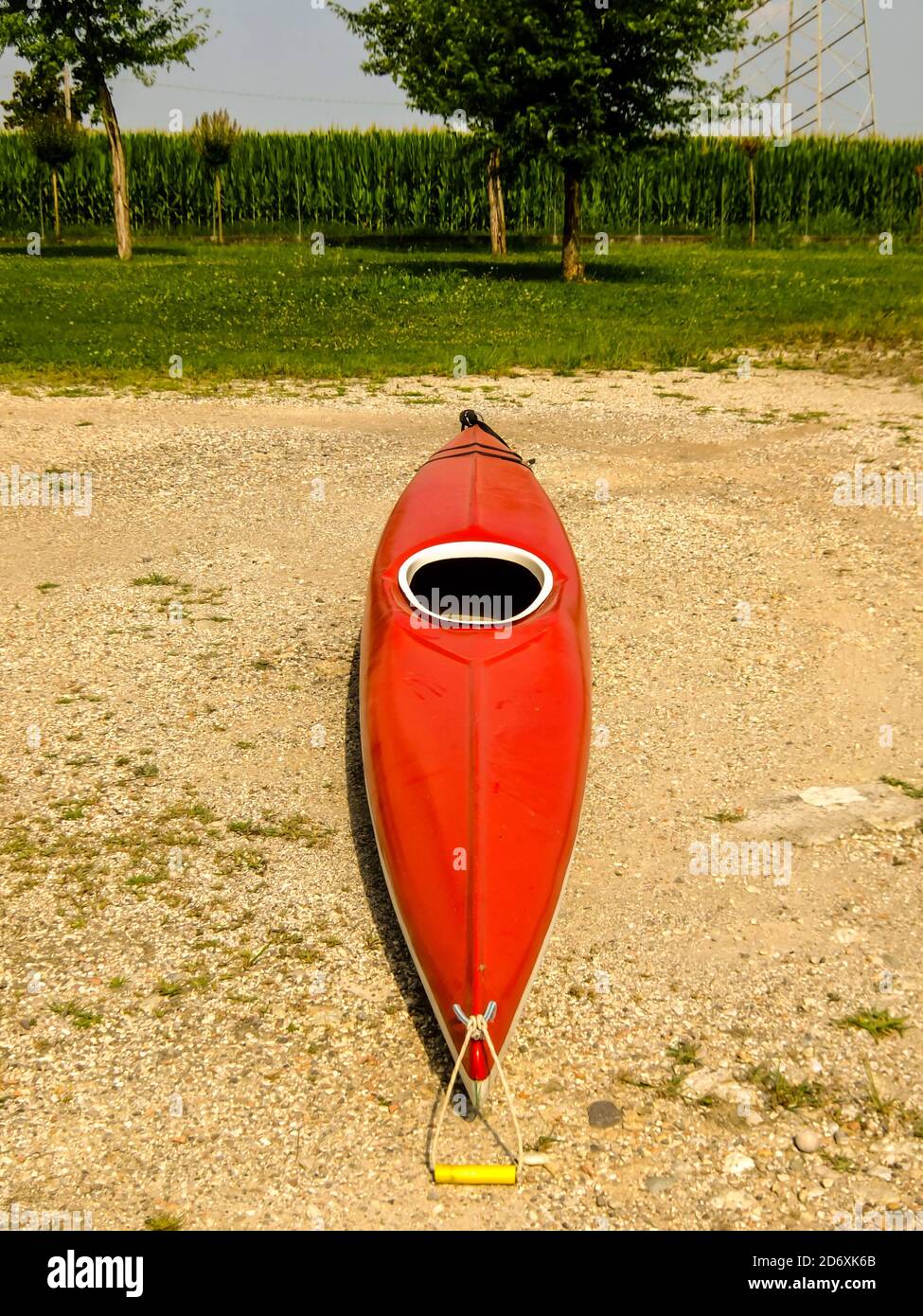 kayak on the beach Stock Photo - Alamy